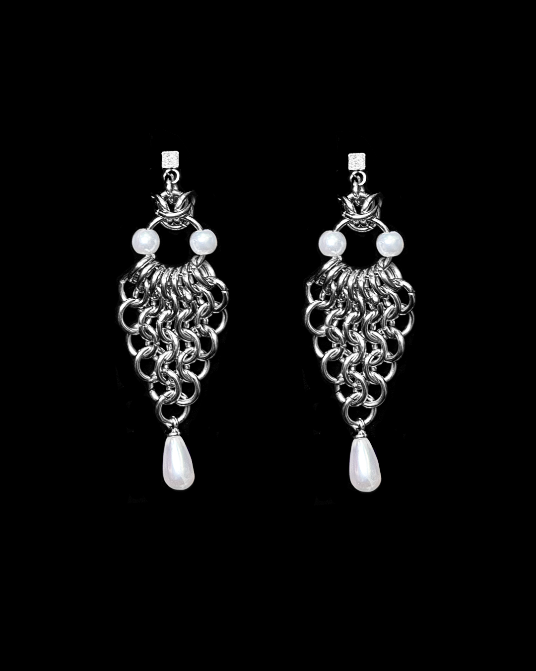 CHAIN VEIL EARRINGS