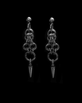 SPIKE CHAIN EARRINGS