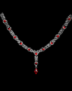 RED BYZANTINE NECKLACE