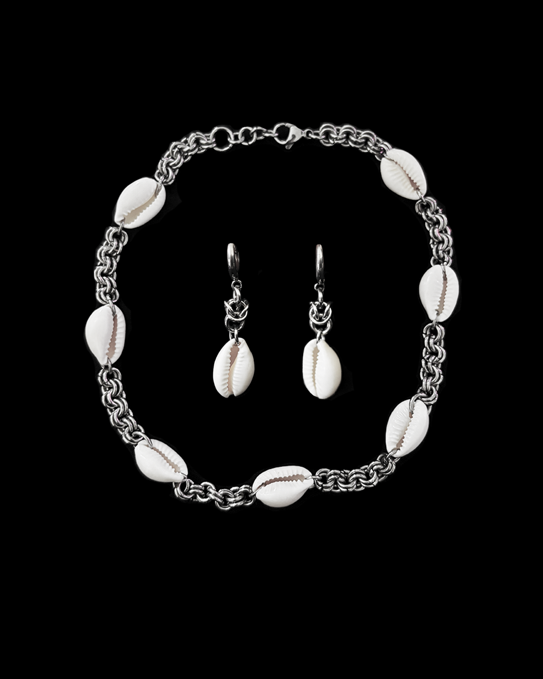 SEASHELL CHAIN SET