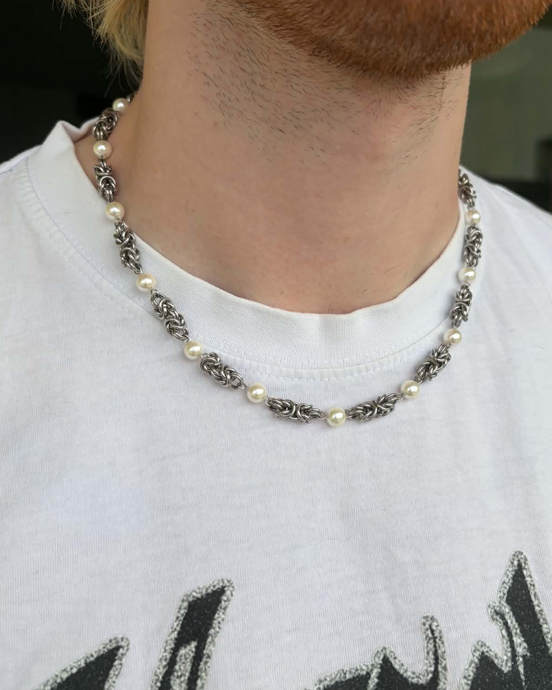 PEARL LINK NECKLACE